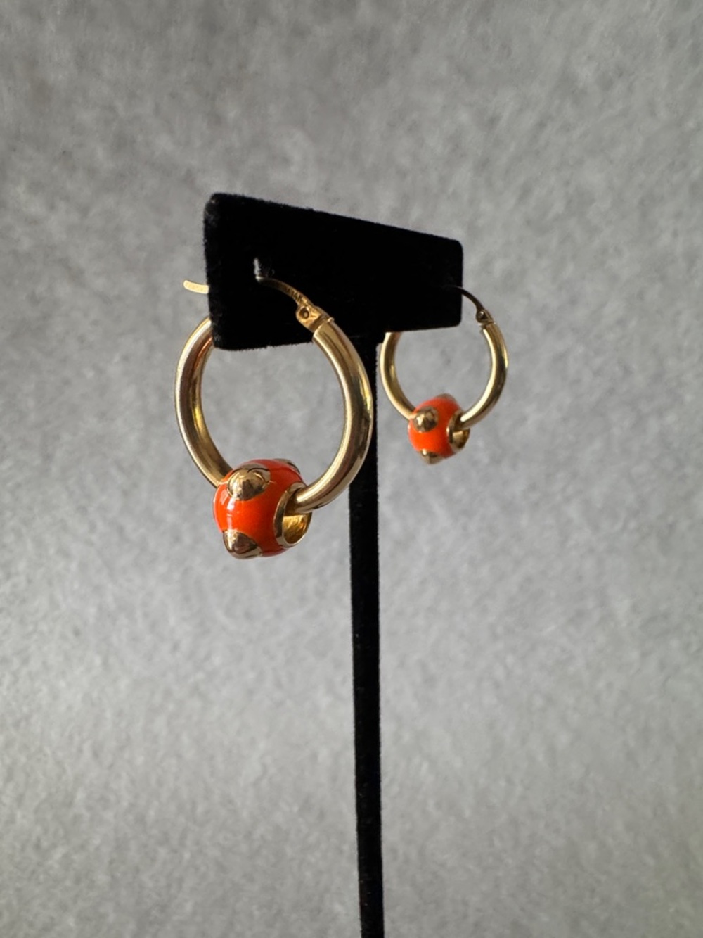 Vintage Barrel Charms for hoop earrings